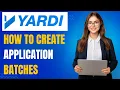 Yardi Voyager Application Batch Tutorial