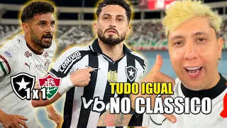 GOL ABSURDO DE FALTA DO ALEX TELLES - MUITA CONFUSÃO NO CAMPO! - Botafogo 1 x 1 Fluminense