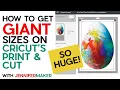 Cricut Print Then Cut NOW LARGER - How to Get Access to HUGE Sizes