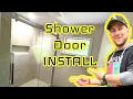 60 Shower Glass Door Install Lowes Ove DIY WINNI Vlog 006