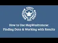 MapWashtenaw Finding Data Working with Results