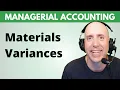 MA39 - Direct Materials Variances Price and Quantity Variances Step-By-Step
