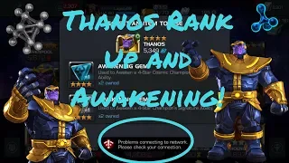 thanos rank up and awakening marvel contest of champions
