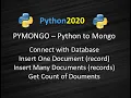 Pymongo Connect to Mongodb Pymongo Insertone Pymongo Insert Many Python Connect to Mongodb