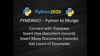 Pymongo Connect to Mongodb Pymongo Insertone Pymongo Insert Many Python Connect to Mongodb