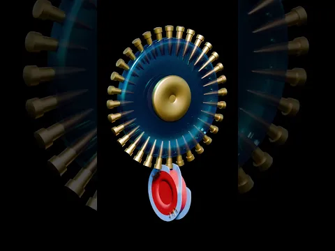 Mechanical Industrial Gear System ASMR