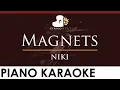 Download Lagu NIKI - Magnets - HIGHER Key (Piano Karaoke Instrumental)