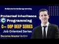 Protected Inheritance in Object Oriented Programming OOP in C