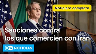 🔴 DW Noticias 24 de agosto: Washington amenaza con sanciones contra quienes negocien con Teherán