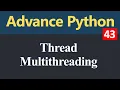 Thread and Multithreading in Python Hindi