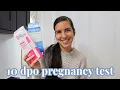 10 DPO Early Pregnancy Test Clearblue First Response BBT Still High