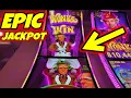 OMG TRIPLE BONUS FOR EPIC AN JACKPOT HANDPAY ON WONKA SWEET SELECTION DelawareParkCasino