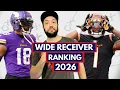 Wide Receiver Rankings - Fantasy Football 2026