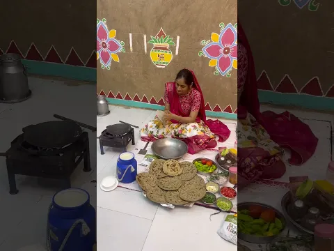 Rajasthani food - ghee sogara ❤️#desi #ghee #rajasthan #food
