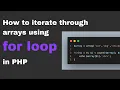 How To Iterate Through Array Using For Loop in PHP REC Studios MY