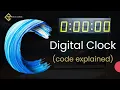 Digital Clock implementation in C