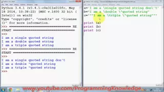 Python Tutorial for Beginners 6 Strings YouTube