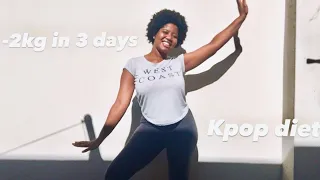 - 4lbs in 3 days 3 day Kpop diet Itzy diet How to lose weight quick and easy