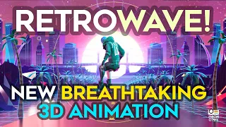 Vaporwave 3D Animation