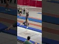 Trampoline event 1st place