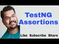TestNG Assertions Tutorial TestNG Assertions in Selenium TestNG Assert Test Pass and Fail