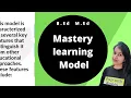 Mastery Learning Model Learning and Teaching