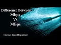 Difference between Mbps Vs MBPS How to Calculate