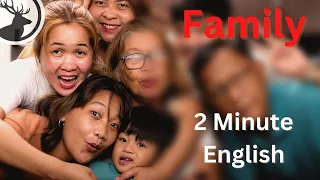 How To Talk About Family 2 Minute English Mini Podcast 