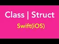 31-Class Struct in Swift Programming Language iOS