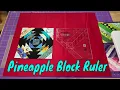 Pineapple Quilt Block Using the Creative Grids Pineapple Trim Ruler
