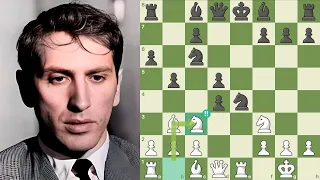 Bobby Fischer em umas das suas MELHORES PARTIDAS de Xadrez