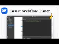 How to Add a Countdown Timer in Webflow Live Event Ready