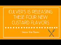 Culver s is releasing these four new custard flavors Savor the Flavor