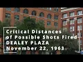 JFK assassination shots fired at President Kennedy in Dealey Plaza Dallas Texas November 22 1963