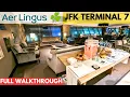 AER LINGUS LOUNGE IN NEW YORK JFK TERMINAL 7 - FULL WALKTHROUGH