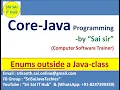 Java Enums Outside a class Defining Enums outside Java Class Enums in Java Programming