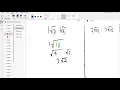 Multiplying Radicals Monomials