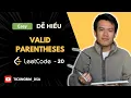 Leetcode 20 - Valid parentheses