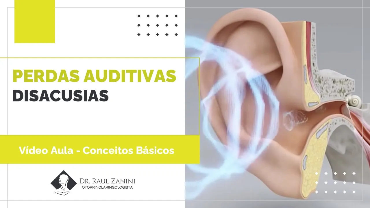 Vídeo Aula: Perdas Auditivas (Disacusias)