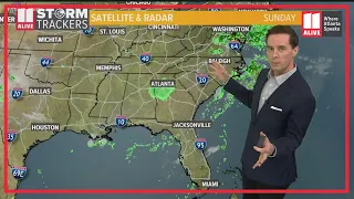Weather forecast for Sunday Aug 16