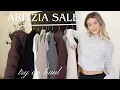 ARITZIA BLACK FIVE DAY SALE 2025 TRY ON CLOTHING HAUL Getting my Winter Capsule Wardrobe Ready