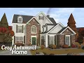 Bloxburg Cozy Autumnal Home Speedbuild Exterior
