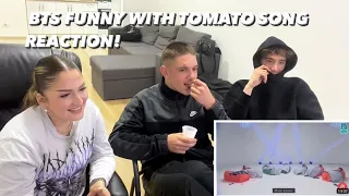 Download Reacting to BTS FUNNY WITH TOMATO SONG MP3