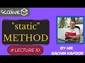 Static Method OOPs Placement Series