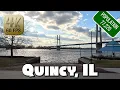 Driving Around Downtown Quincy IL in 4k