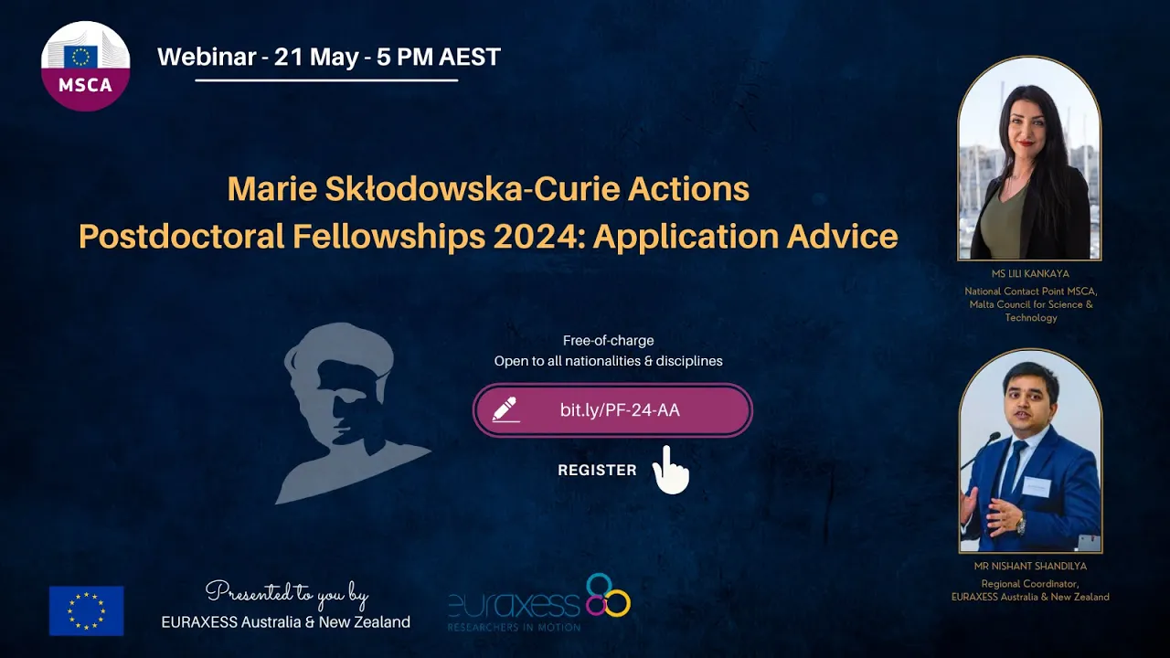 Outline Video 2024: Application Advice for Marie Sklodowska-Curie Actions Postdoctoral Fellowships