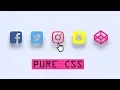 CSS Icon design
