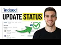 How to Update Status for Applied Jobs on Indeed 2026 Complete Guide