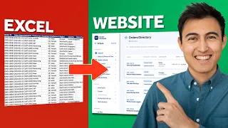 Turn an Excel Table Into a Website Auto-Updates