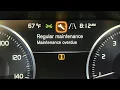 Volvo XC90 2016-2022 Maintenance Service Reminder Light Reset